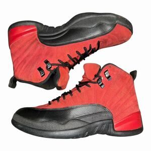 Nike Air Jordan 12 Retro Reverse Flu Game Red/Black CT8013-602 Men’s Size 9